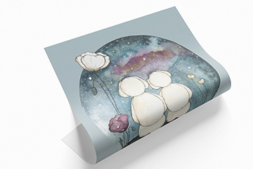 Affisch tryck i Ljusdal